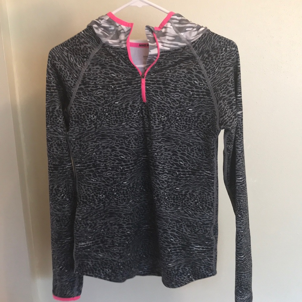 Nike girls quarter zip hoodie